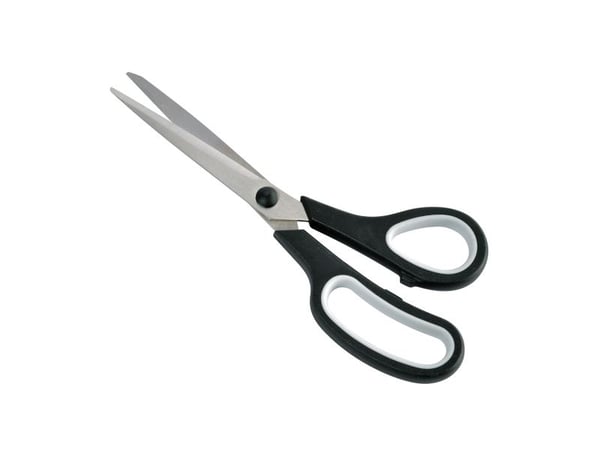 Saks bnt/Office sort/grå 215 mm soft gummigreb
