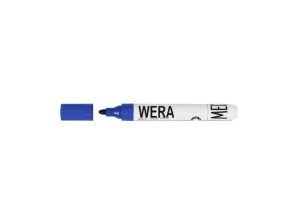 Marker, BNT Wera, 2MM, Rund spids assorteret, permanent, pakke a 4 stk