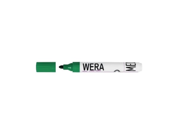 Marker, BNT Wera, 2MM, Rund spids assorteret, permanent, pakke a 4 stk