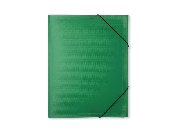Docusmart Elastikmappe A4 PP Grøn - (24 stk.)
