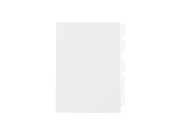 Docusmart 5-fliksmappe Transparent - (10 stk.)