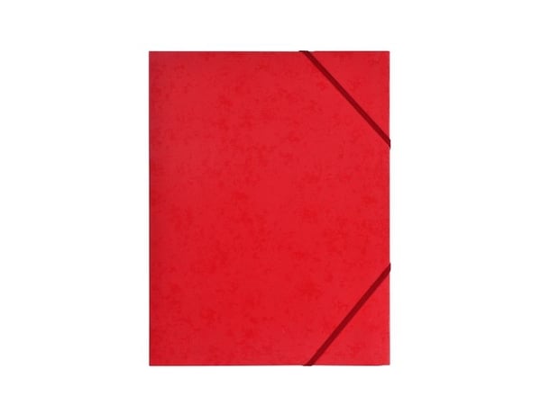 Elastikmapp i papper röd - (48 st.)