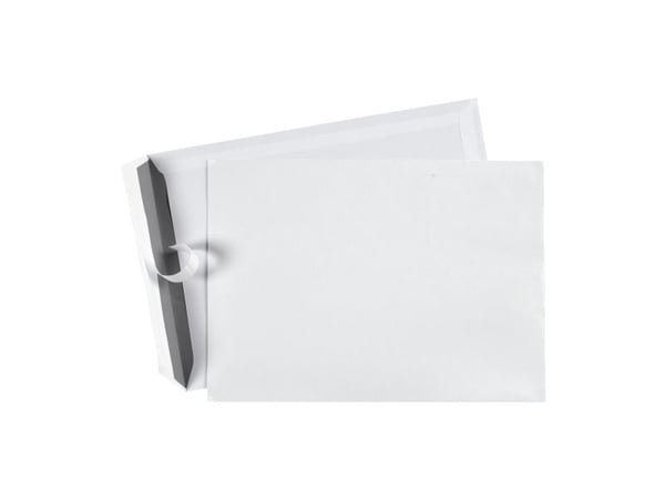 Kuverter C4P 90g Peel & Seal 229x324 mm hvid - (50 stk.)