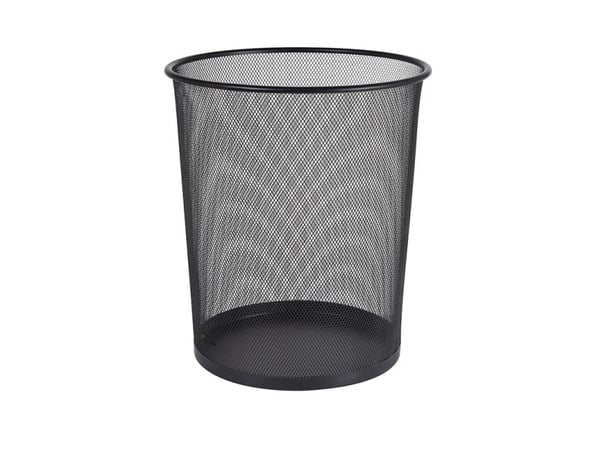 Papirkurv tråd metal sort 18 ltr.