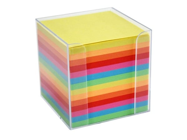 Kubdispenser BNT assorterad Kul#rt 9,5 x 9 cm block med 700 ark
