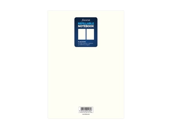 Filofax Notesbog Refill A4 Ulinjerede