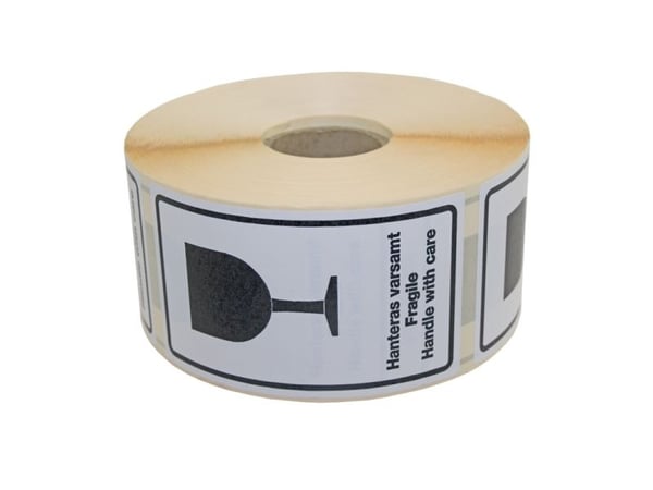 Varningsetiketter Handle With Care