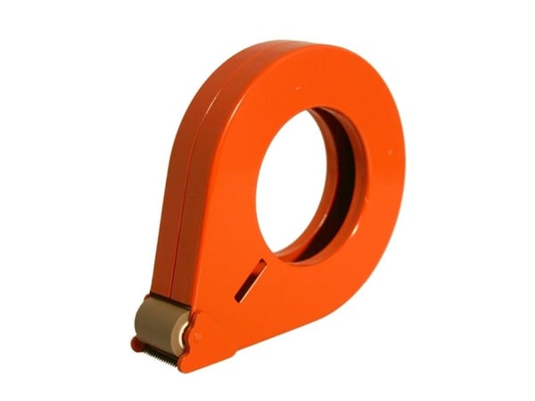 Pakketape Dispenser Hånd 25mm Rød