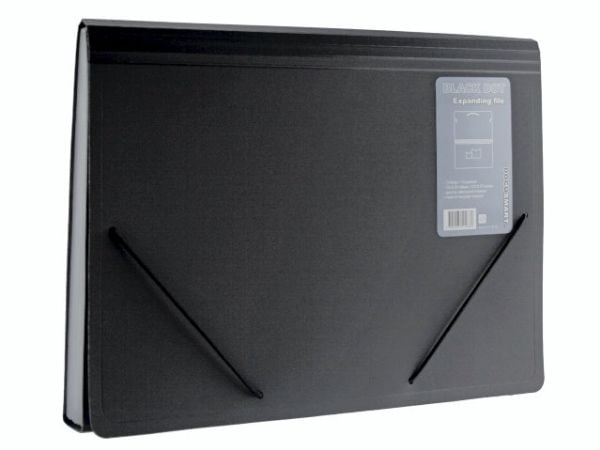 Docusmart Hjemmearkiv A4 PP 13 Lommer Sort