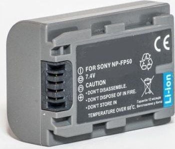 Ekstra digitalt Sony-batteri NP-FP50