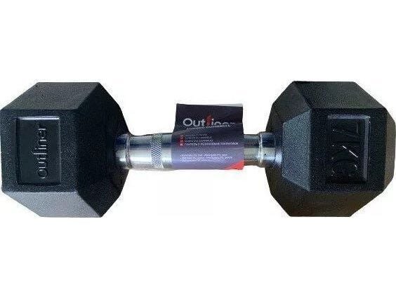 Outliner-painopaino YLDB35 kumitettu 1 x 7 kg