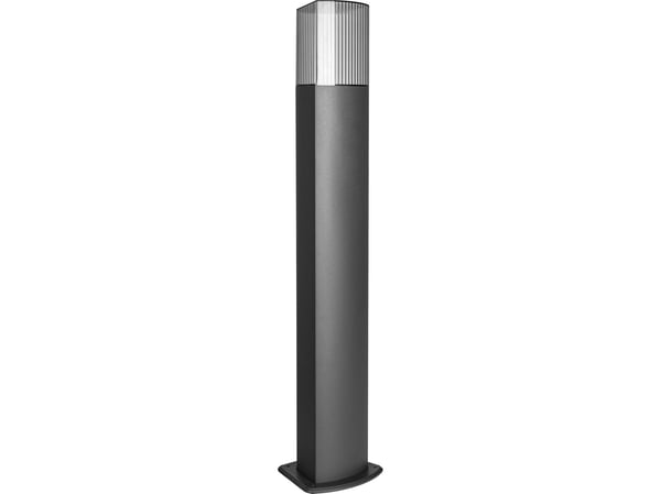 Orno PEONIA utendørs spot-/stolpearmatur, E27, maks. 15W, IP54, 75 cm, svart