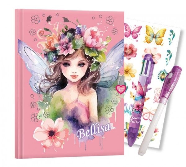 Pamiętnik na kłódkę Flower Fairy Bellisa 9322 STNUX