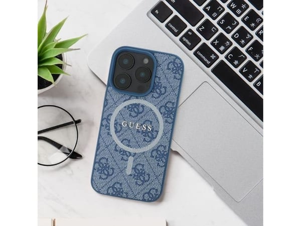 Guess tikattu metalli-logo kansi iPhone 16 Plus - lajitella - lajitella