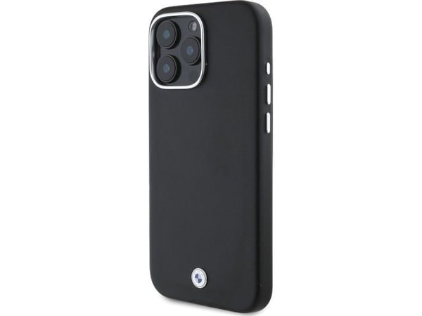 BMW BMHMP16L23 PUFWK Apple iPhone 16 Pro 6,3" svart hårt skal MagSafe Full Wrapped Metal