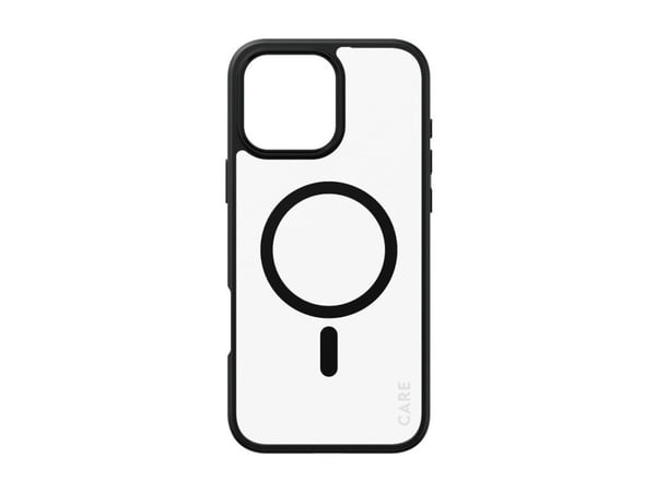 PanzerGlass CARE™ by ® Urban Combat Case Transparent w. Black Frame & MagSafe iPhone 16 Pro Max, Suojus, Apple, Apple - iPhone 16 Pro Max, musta