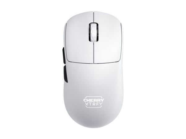 CHERRY Xtrfy M68 Pro - Mus - optisk - 5 knapper - trådløs - 2.4 GHz - USB trådløs mottaker - hvit