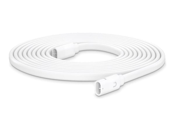 Ubiquiti UISP - Strömkabel - strömtransport (hane) till strömtransport (hane) - 5 m - vit