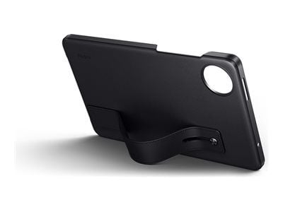 Xiaomi - Baksidedeksel for nettbrett - lær, metall, mikrofiber - svart - for Xiaomi Redmi Pad SE