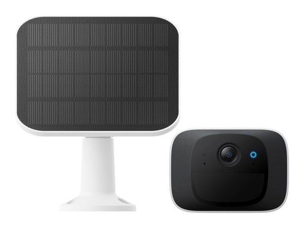 Eufy SoloCam C210 - Nettverksovervåkingskamera - utendørs - værbestandig - farge (Dag og natt) - 2K - lyd - trådløs - Wi-Fi - Bluetooth - med Solar...