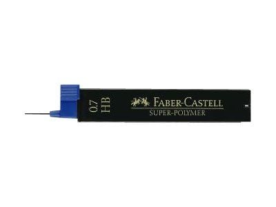 Faber-Castell Super-Polymer - Bly for blyant - superpolymer - B - 0.7 mm - 12 deler (en pakke 2) - for GRIP 2011; GRIP PLUS; TK-FINE VARIO L