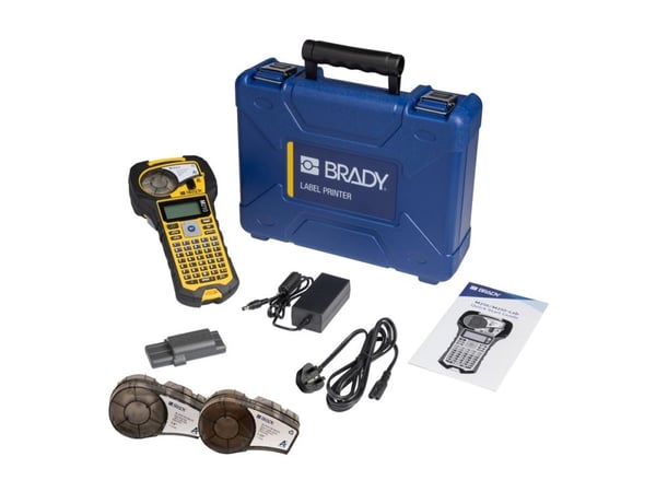 Brady M210 - Etikettmaker - S/H - termotransfer - Rull (1,91 cm) - 203 dpi - inntil 10 mm/sek - gul, svart