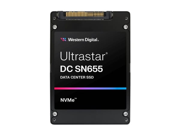 WD Ultrastar DC SN655 WUS5EA176ESP7E3 - SSD - 7.68 TB - inbyggd - 2.5" - U.3 PCIe 4.0 (NVMe)