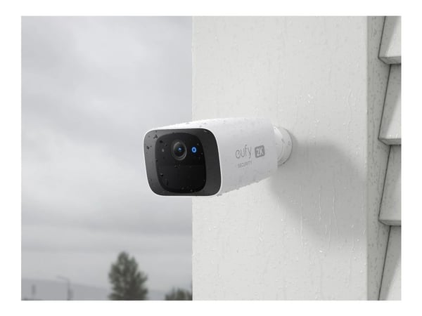 Eufy SoloCam C210 - Nettverksovervåkingskamera - utendørs - værbestandig - farge (Dag og natt) - 2K - lyd - trådløs - Wi-Fi - Bluetooth - med Solar...