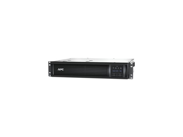 APC Smart-UPS 750VA LCD RM - UPS (kan monteres i rack) - AC 230 V - 500 watt - 750 VA - Ethernet, RS-232, USB - utgangskontakter: 4 - 2U - svart - ...