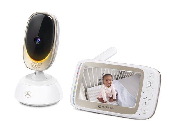 Motorola Nursery VM85 Connect - Spedbarnsovervåkingssystem - trådløs (Wi-Fi, 2.4GHz radio) - 5" - 1 kamera(er)