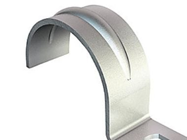 Kaapelikiinnike Ø32 mm 1 Lap 604, - Sinkitty - 100 kpl:n pakkaus - (100 kpl)