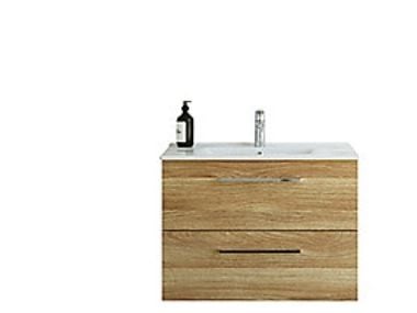Møbelpakke Mido+ 81cm 2skuf+vask varm eg