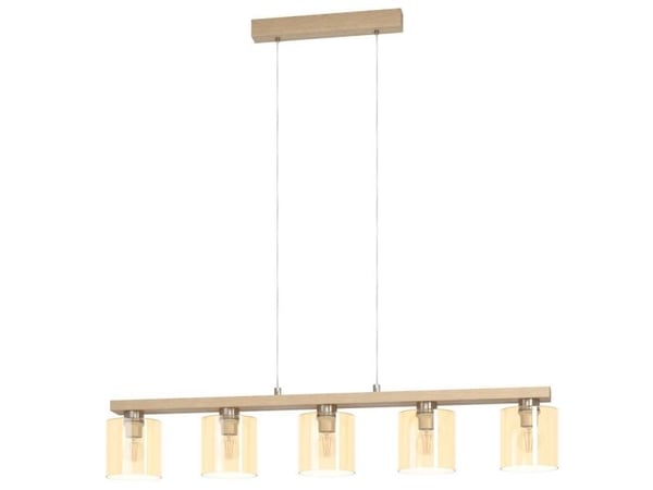 EGLO CASTRALVO LANGBORD E27 5L BS/TRE/RAV