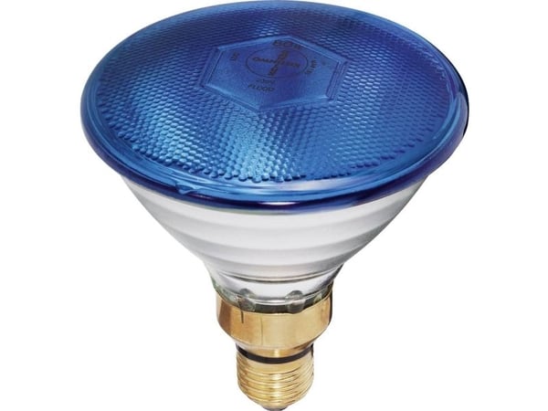 Eurolite Par-38 FL blå halogen lyskilde 230 V E27 80 W (kan dimmes)