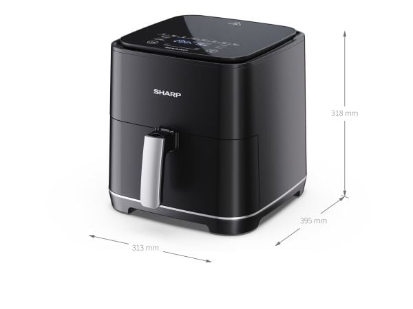 Sharp Air Fryer AF-GS552A Effekt 1700 W, Kapasitet 5,5 L, Svart