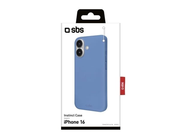 SBS TEINSTIP1661B, kansi, Apple, iPhone 16, 15,5 cm (6,1"), sininen
