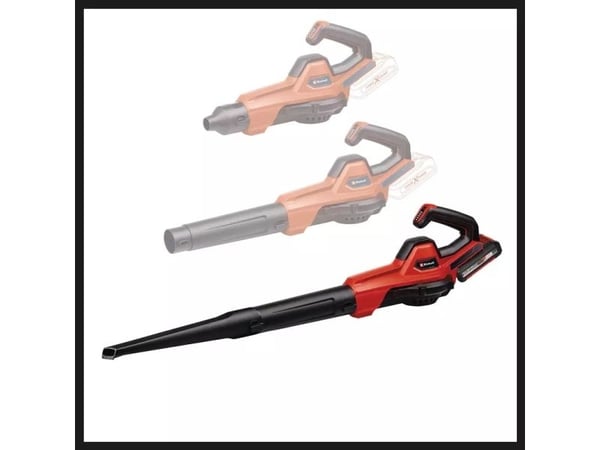 Einhell GE-ULB 18 Li E, Håndholdt løvblåser, 250 km/t, Blåsende, Svart, Rød, 92 dB, 18 V