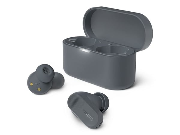Philips TAT3509GY - True wireless-hodetelefoner med mikrofon - i øret - Bluetooth - grå