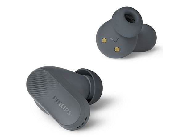 Philips TAT3509GY - True wireless-hodetelefoner med mikrofon - i øret - Bluetooth - grå