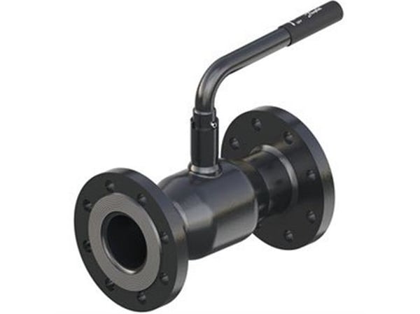 Danfoss JIP-FF kugleventil - RB, Håndtag, Reduceret gennemløb, PN 16, DN 80, Flange