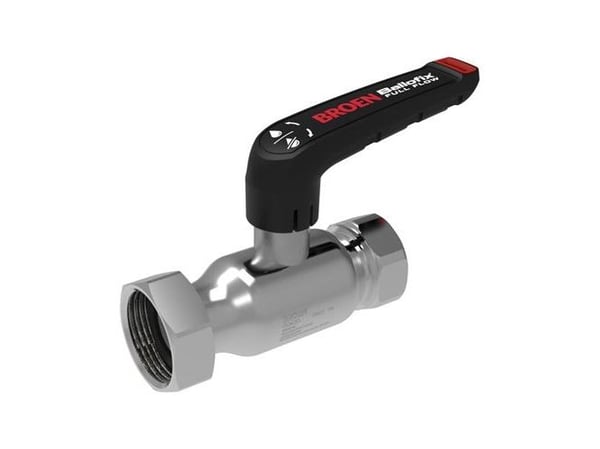 BROEN Ballofix G1/2xG3/4 DN15 - BROEN Ballofix Full Flow rustfri, G1/2xG3/4 oml., DN15, Lav