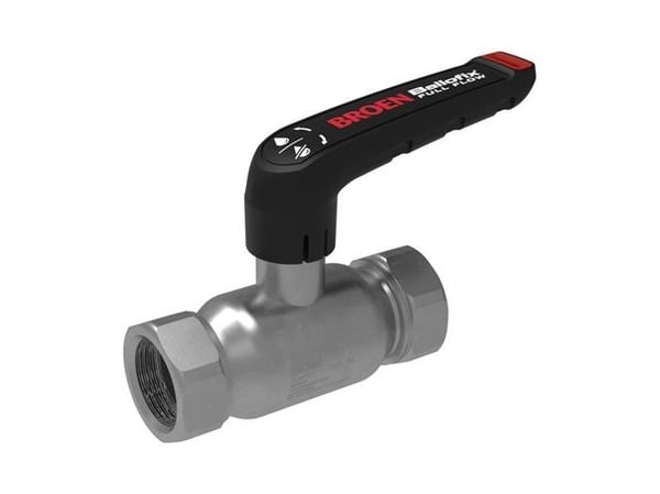 BROEN Ballofix G1xG1, DN25 - BROEN Ballofix Full Flow forzinket, G1xG1, DN25, Lav