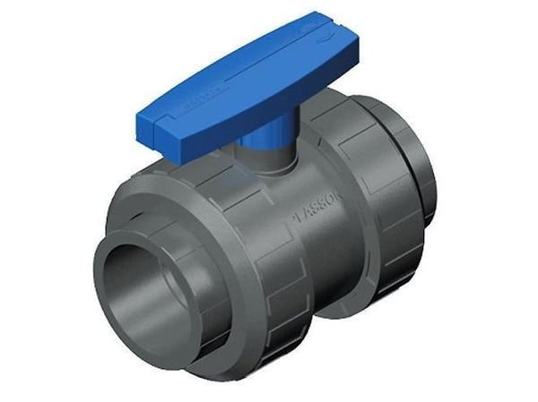Kuglehane PVC 25mm m/to omløber