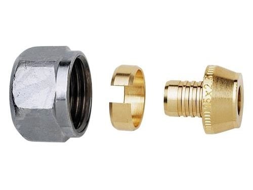 Px koblingssæt 1/2''x15mm m/støtteb pex