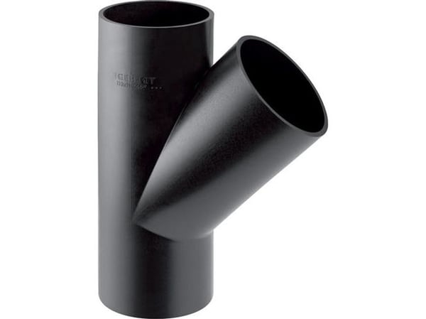 Geberit grenrør PEH 45° 125 x 63 mm