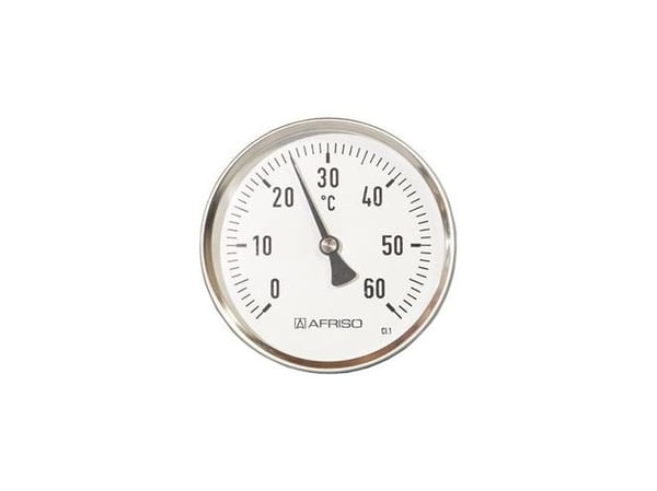 Kemi skivetermometer ø100mm 0-120℃ 150mm