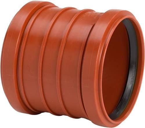 Dubbelmuff PP Ø160 mm Ultra classic