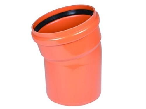 Wavin 500 mm 15 gr. PVC viemärin taivutusputki