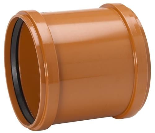 PVC kaksoispistorasia 200mm - sileä viemäri, Uponor