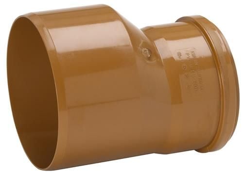 PVC-reduktion 200-160mm - glat kloak, Uponor